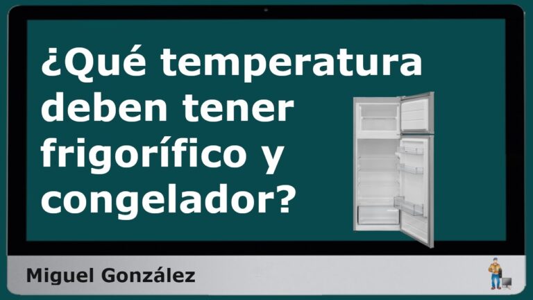 Descubre la temperatura ideal del congelador para mantener tus alimentos frescos ¡Sin fallar!