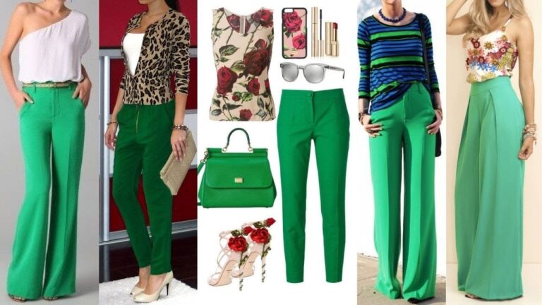 Domina tu estilo: cómo combinar pantalón verde claro mujer